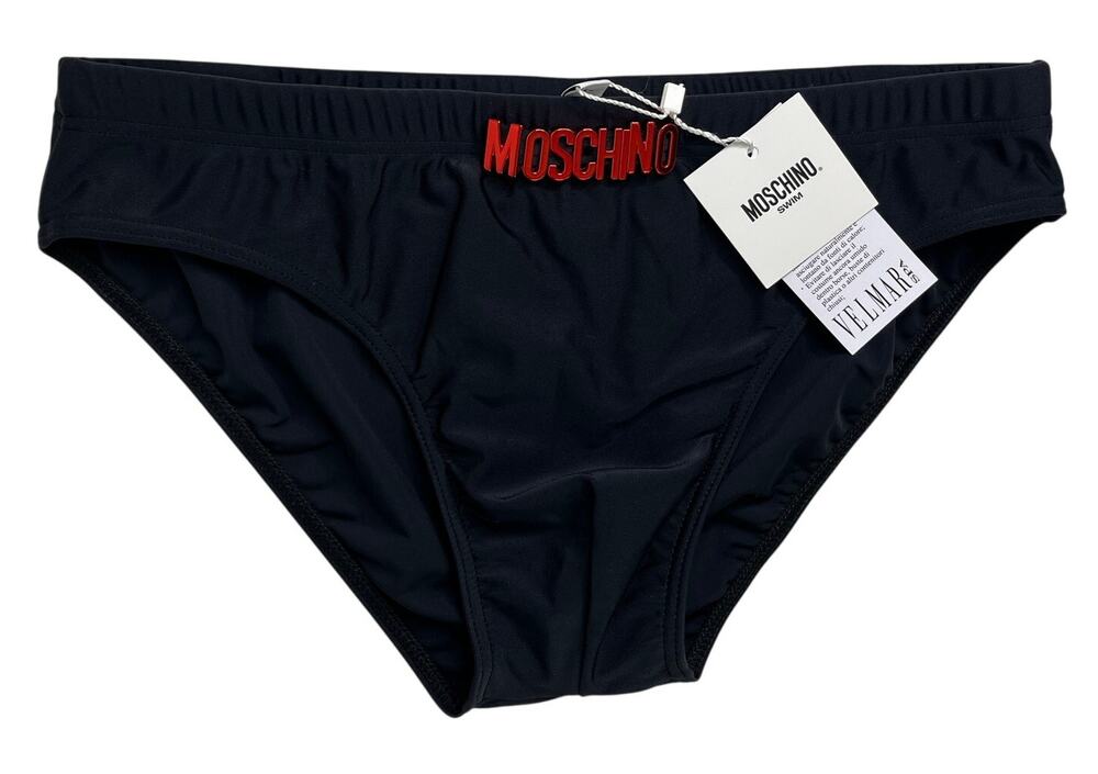 5-2 MOSCHINO Men's NWT Speedo Metal Logo S/US32/EU48